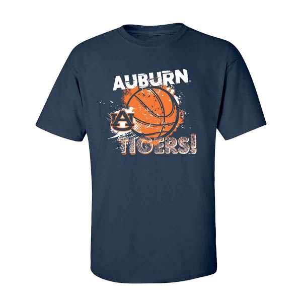 Distressed AU Basketball T-Shirt